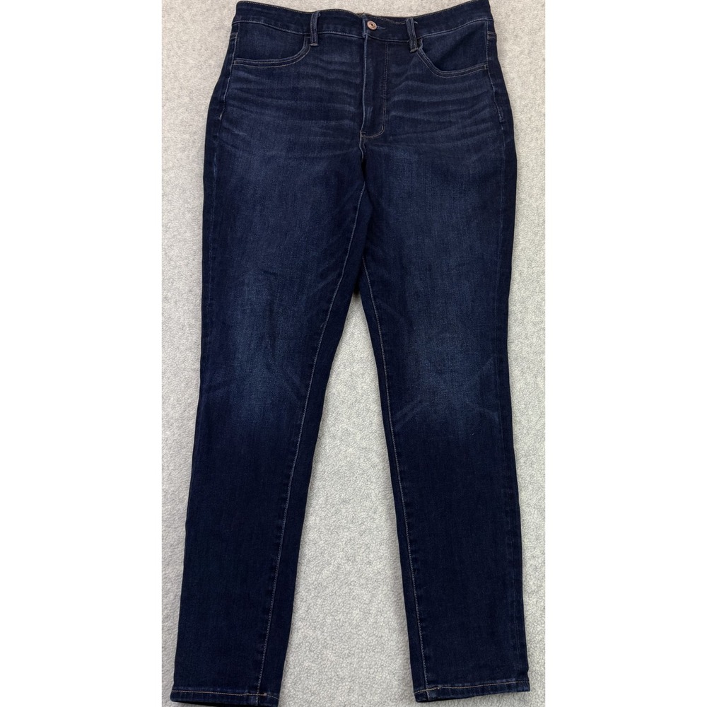 American Eagle Outfitters Womens Dream Stretch Skinny Jeans Blue Denim 12 Reg